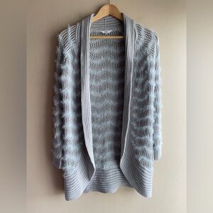 Candies Gray Women Cardigan Sweater Size Small
